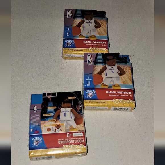 New Russell Westbrook Oklahoma City Thunder # 0 Basketball NBA Minifigure - Picture 8 of 9